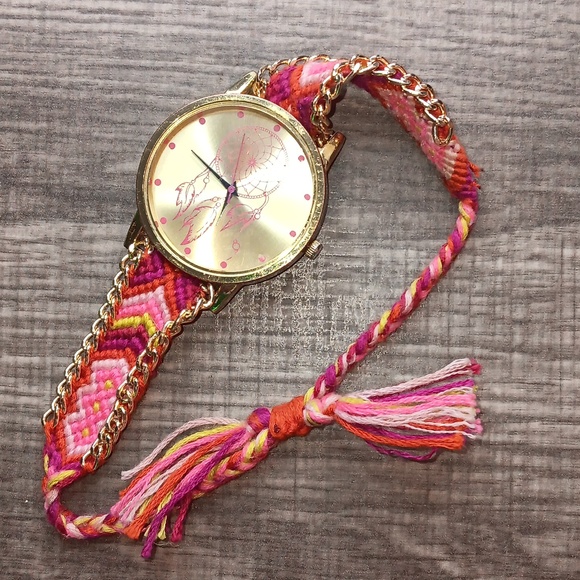 Dream Catcher Watch w/Drawstring Strap - Picture 2 of 6